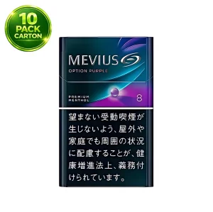MEVIUS PREMIUM MENTHOL OPTION PURPLE 8mg 10 Packs MEVIUS PREMIUM MENTHOL OPTION PURPLE 8mg 10 Packs